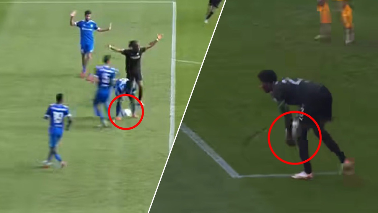 ตั้งใจให้ยิงเยอะๆ ? “2 นักเตะทีมดังลีกรองเยอรมัน” ใช้มือจับบอลในกรอบเขตโทษแบบสุดช็อก (คลิป)