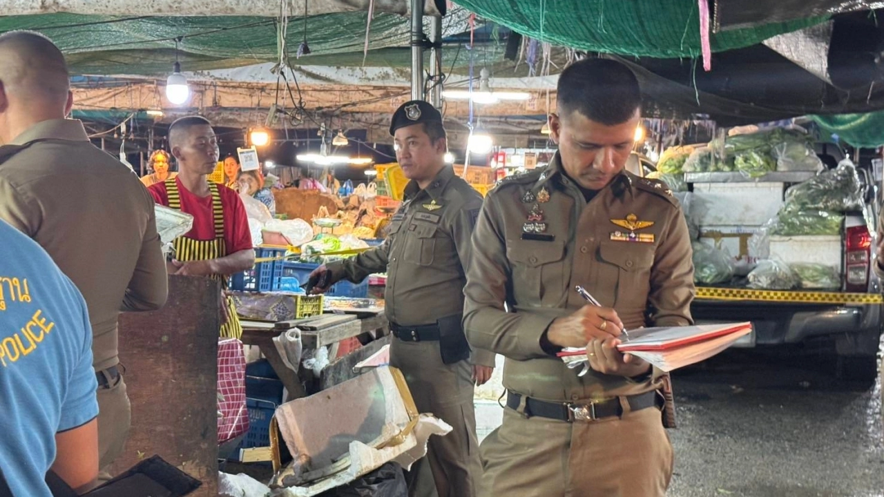 Gunfire erupts at Phuket Market; innocent ice seller hit