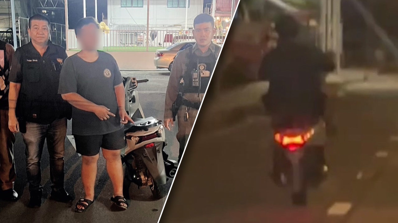 Police chase motorcycle rider on Ram Inthra road after dare