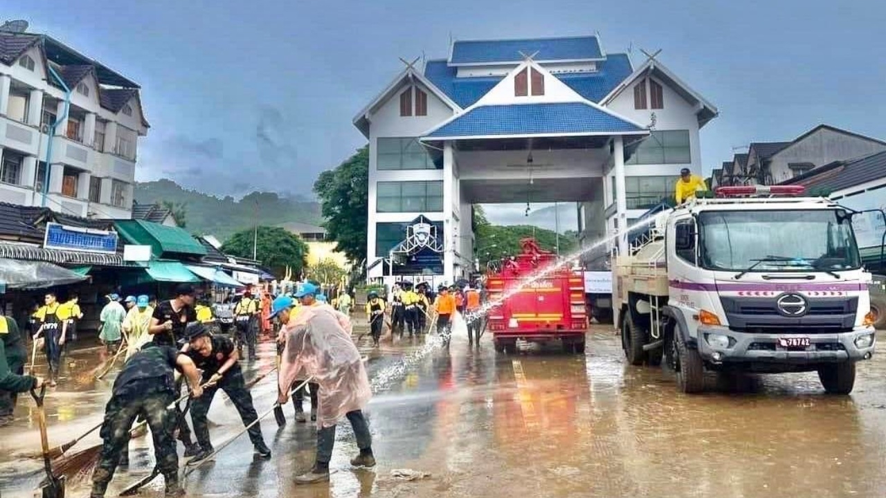 น้ำท่วม "พะเยา-เชียงราย" สถานการณ์เริ่มดีขึ้น แต่ยังต้องเฝ้าระวังฝนถล่มซ้ำ