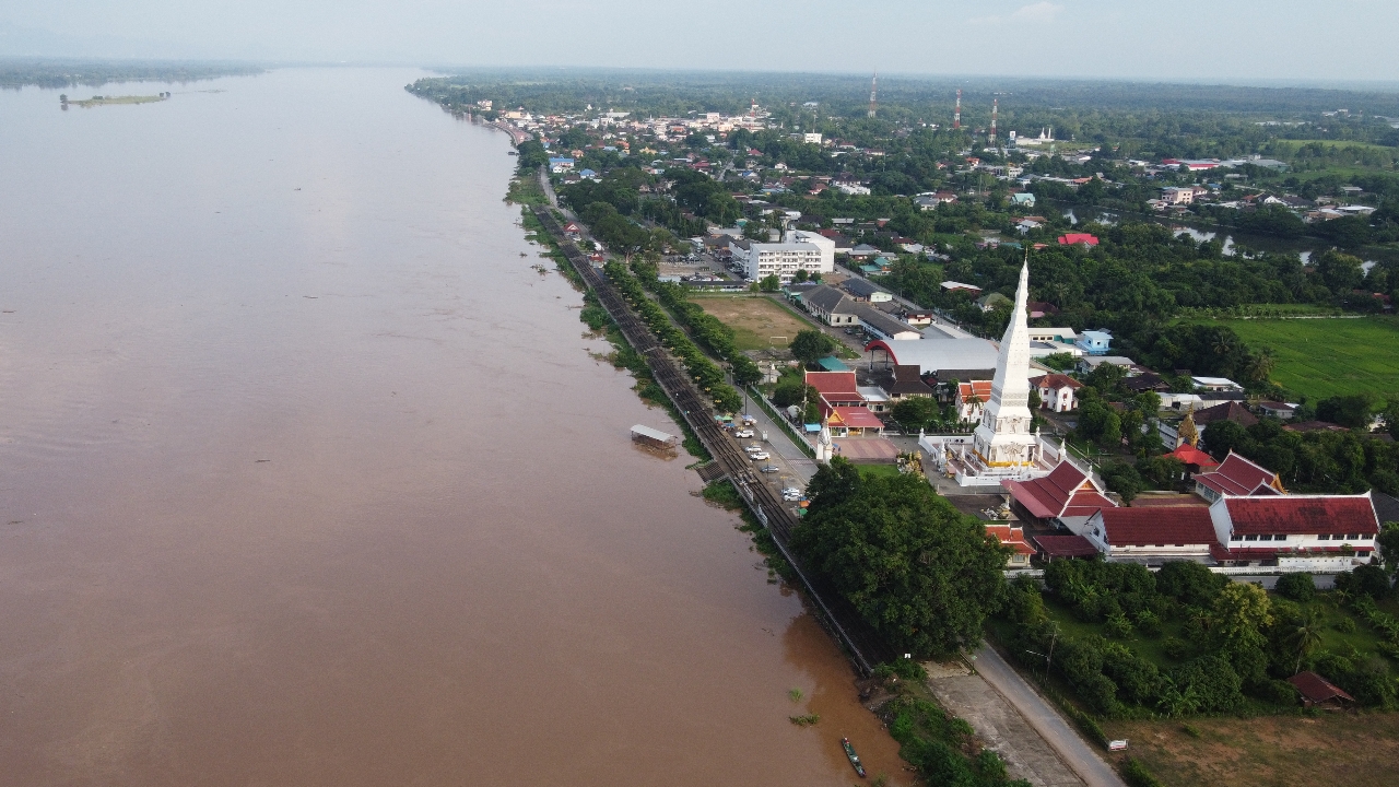 นครพนม 4 อำเภอชายแดนติดน้ำโขง ยังรับน้ำไหว ท่วมพื้นที่ส่วนน้อย