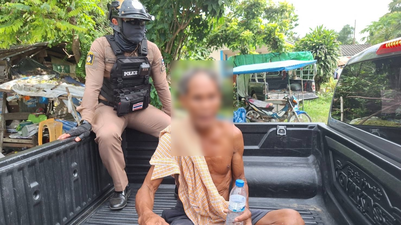 อยากติดคุก ได้กินข้าวกล่องตำรวจซื้อให้ ลุงวัย 53 อาละวาดทุบมิเตอร์เพื่อนบ้าน