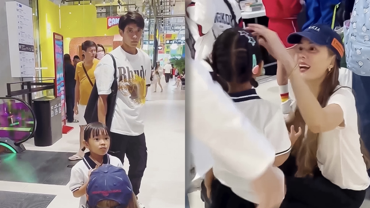 เห็นแล้วน่ารัก "เจนี่-มิกกี้" เกาะขอบเวทีเชียร์ "น้องโนล่า" เดินแบบ