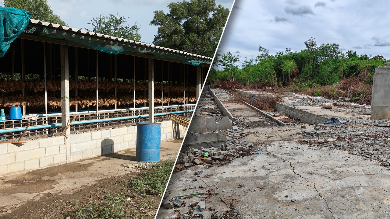 หนุ่มแชร์อุทาหรณ์ ที่พักต่างจังหวัด ถูกรื้อถอนอาคาร โครงเหล็กหายไปทั้งหลัง