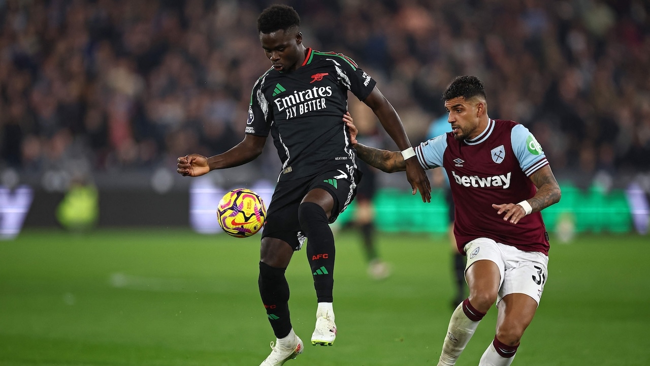 ผลบอล อาร์เซนอล ฟอร์มดุ บุกถล่ม เวสต์แฮม ทะยานขึ้นรองฝูงพรีเมียร์ลีก