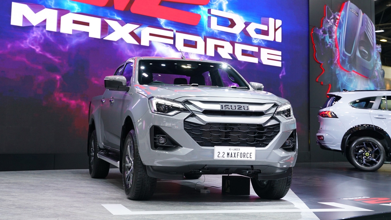 อีซูซุยกทัพเครื่องยนต์ 2.2 Ddi MAXFORCE ลุยงาน Motor Expo 2024