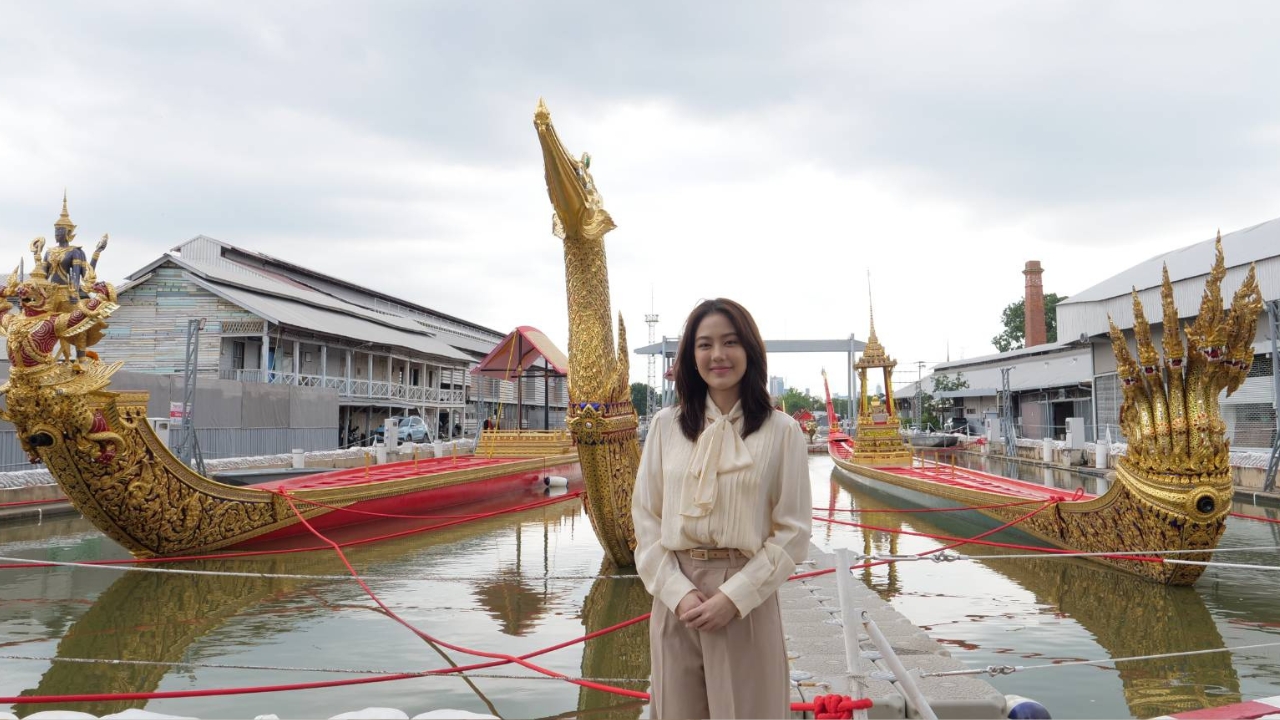 จ๊ะจ๋า แดนดาว สุดประทับใจได้ชมความงดงามเรือพระที่นั่งสุพรรณหงส์ ทึ่งมีประวัติยาวนาน