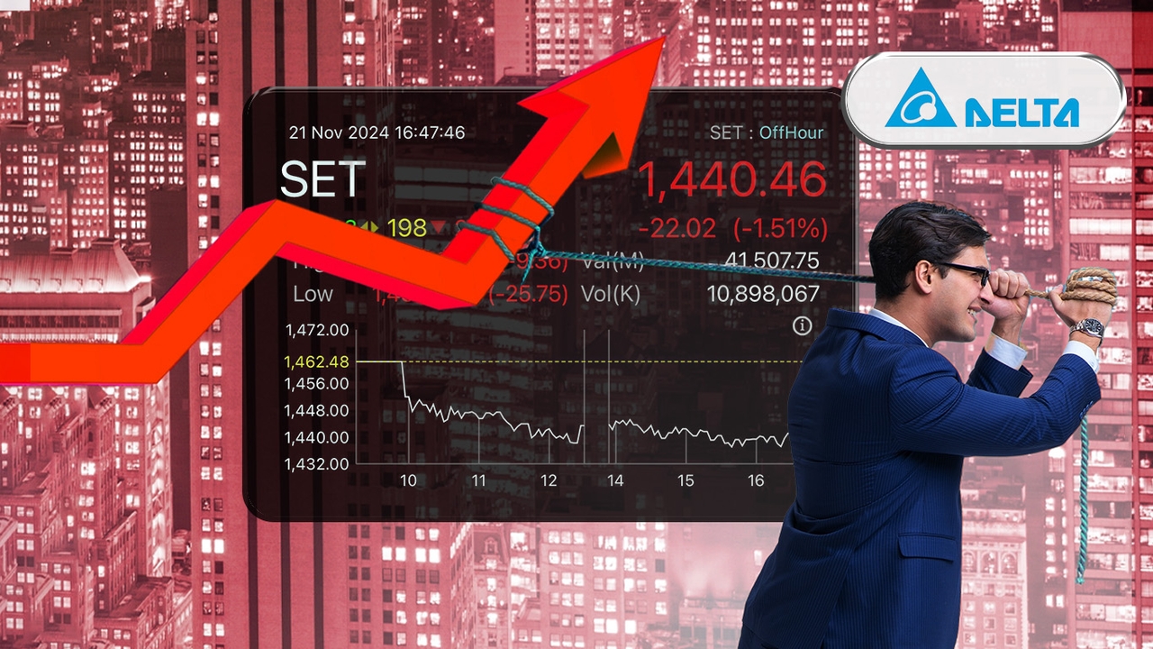 หุ้นไทยอาจซึมยาว! หลัง DELTA ทุบตลาดหุ้นร่วง 22 จุด โบรกฯ ชี้ ดัชนีถูกบิดเบือน มีแต่ทรงกับทรุด