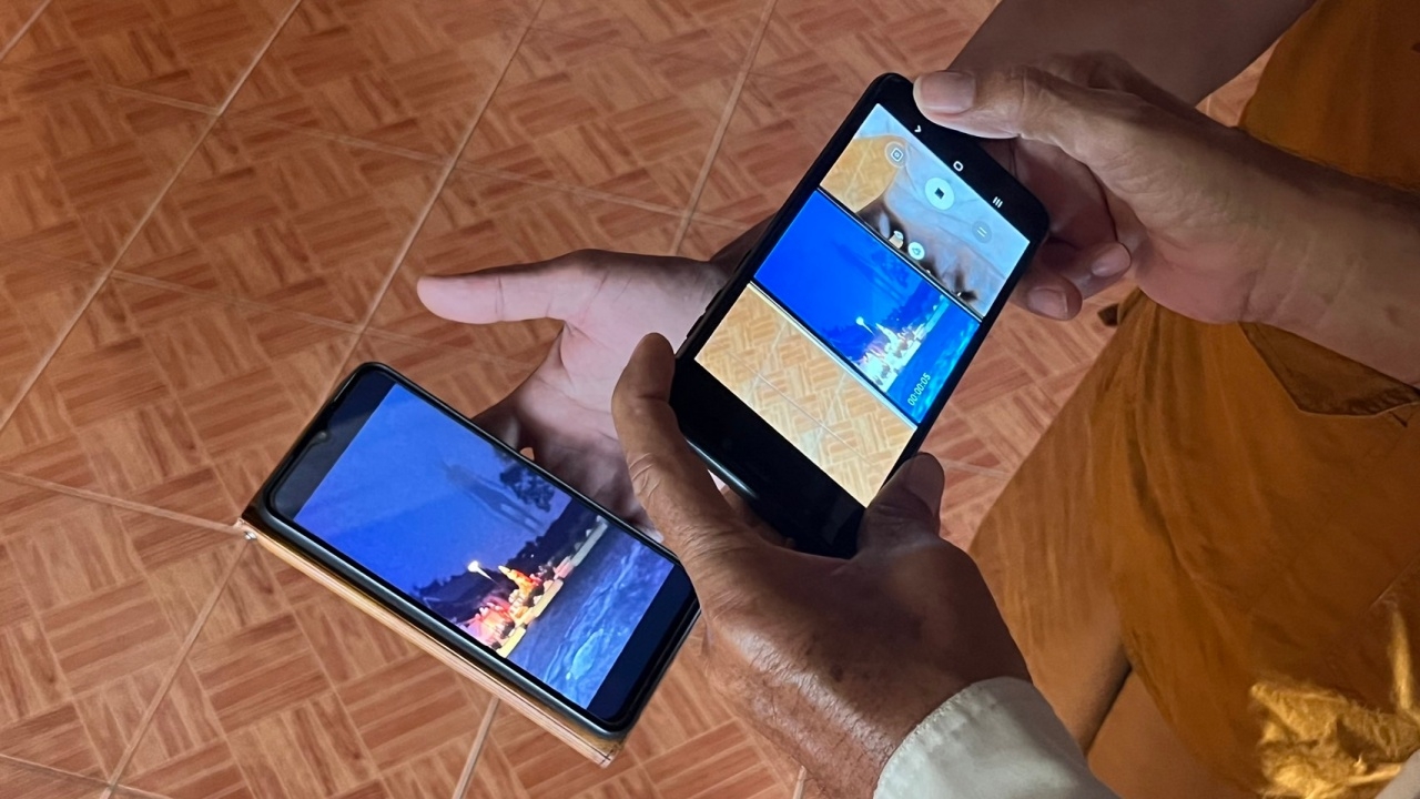 ชาวบ้านฮือฮา ภาพถ่ายติด "เปรต" ในคืนออกพรรษา เจ้าอาวาสเชื่อมาขอส่วนบุญ