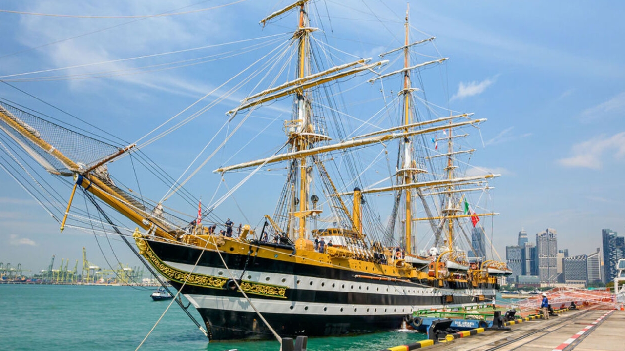 Amerigo Vespucci เรือสำเภาที่สวยที่สุดในโลก เตรียมเทียบท่าเรือภูเก็ตให้นักท่องเที่ยวได้เข้าชมแล้ว