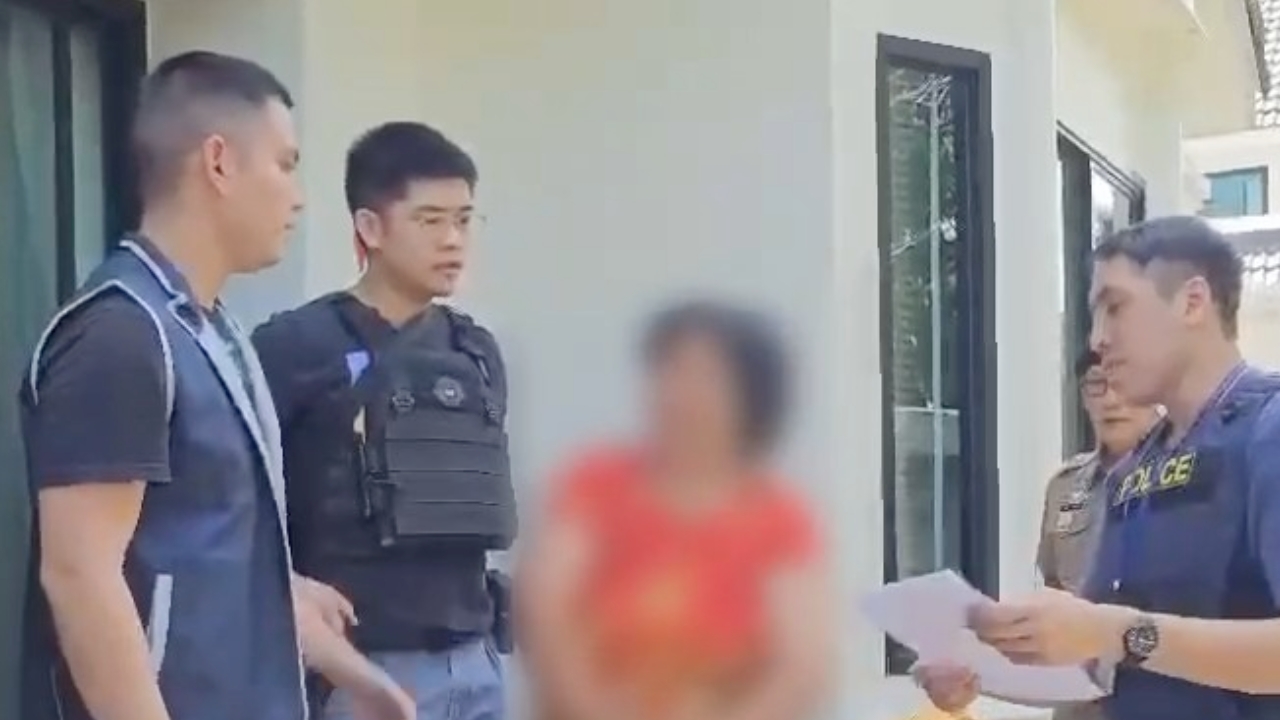 Arrest of “Mama Si Po” at luxury home in Phutthamonthon Sai 2