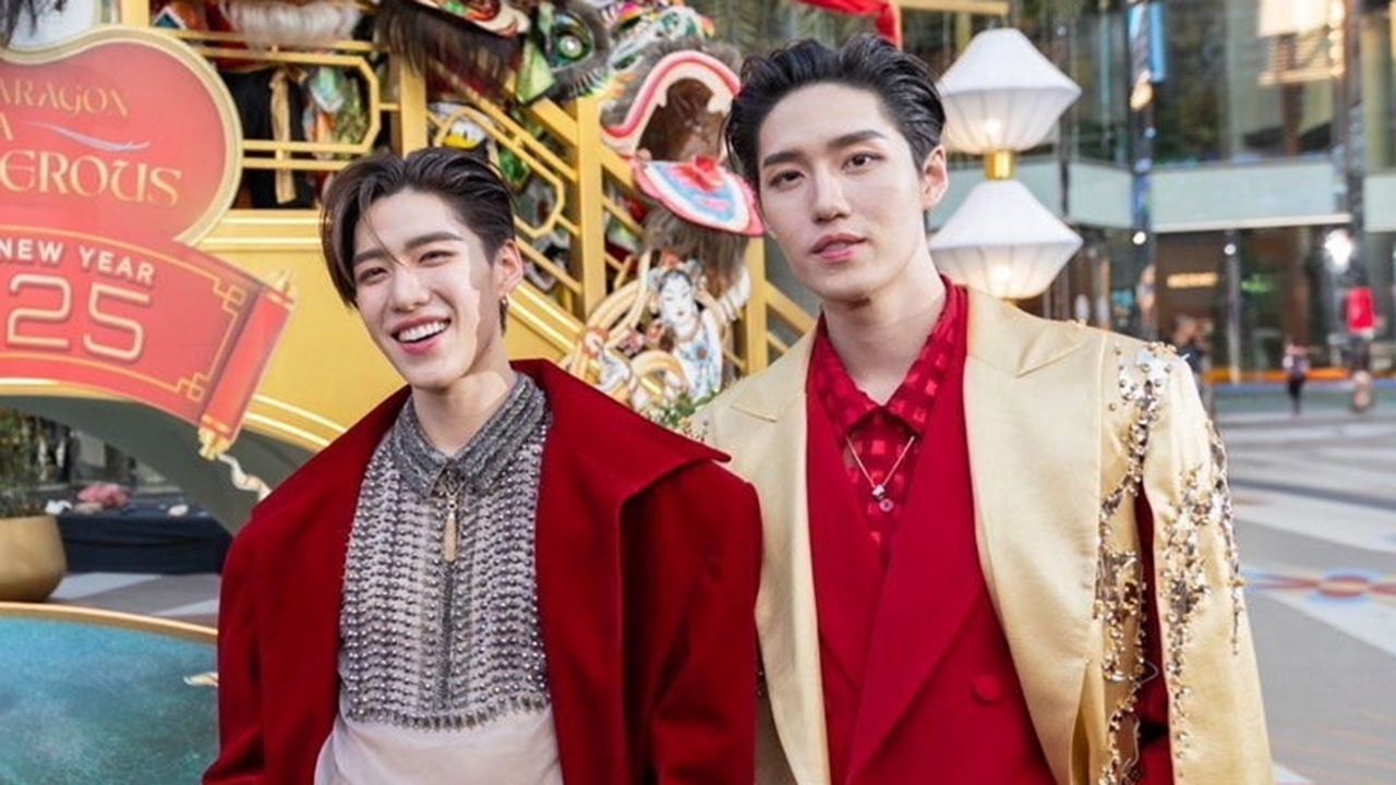 ต่อ-พีพี ออกงานคู่ หน้าเหมือนกันดั่งฝาแฝด เป๊ะมากที่มุมข้างด้านซ้าย