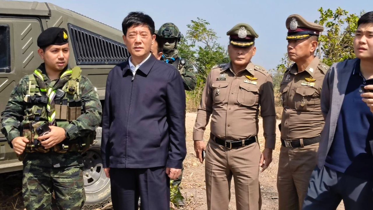 รมต.จีน ลงพื้นที่ชายแดนแม่สอด หารือทางการไทยช่วยเหยื่อคนจีน 160 คน