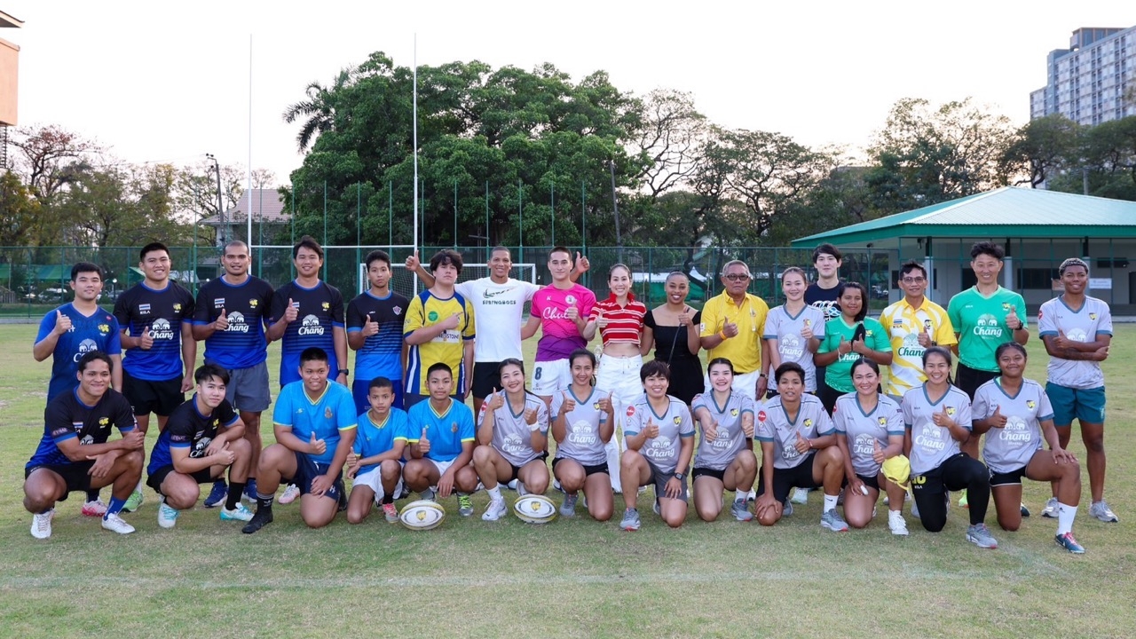 “ตั๊น จิตภัสร์” นำ “ลิบบ็อค” นักรักบี้แชมป์โลก แลกเปลี่ยนทักษะนักกีฬารักบี้ทีมชาติ