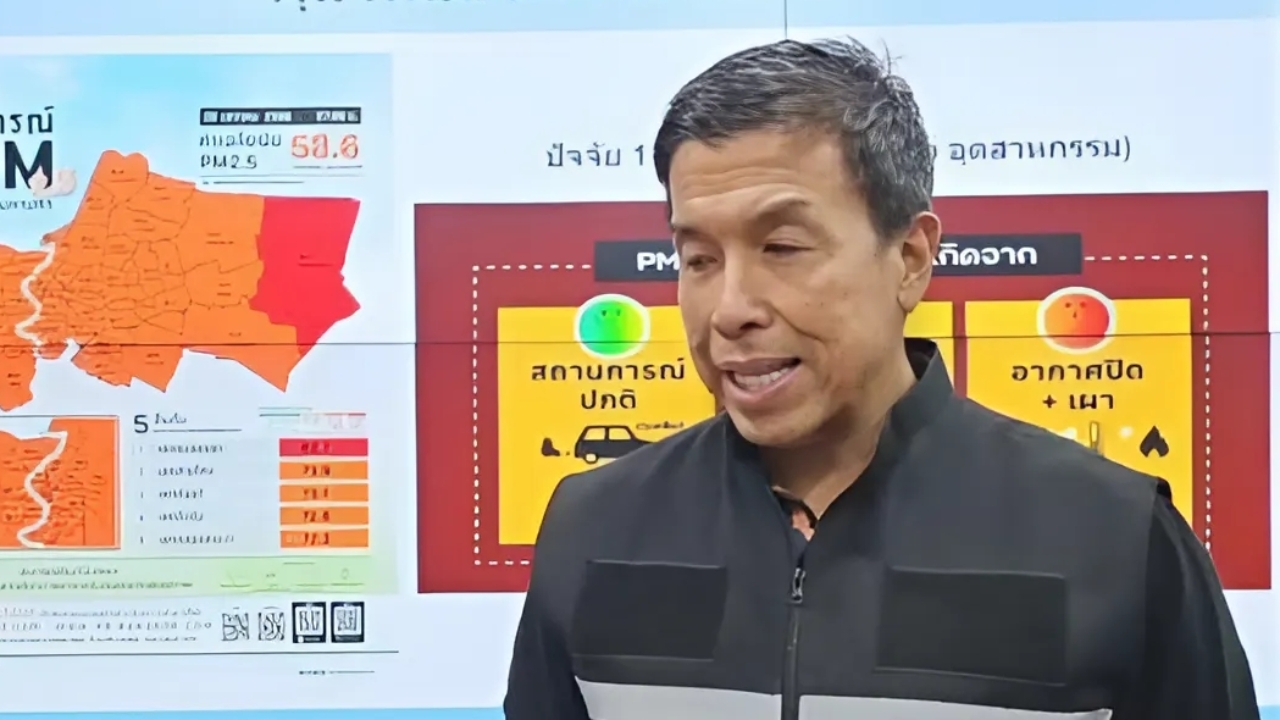 ผู้ว่าฯ ชัชชาติ อัปเดตสถานการณ์ฝุ่น PM 2.5 ต้นสัปดาห์นี้แนวโน้มดีขึ้น