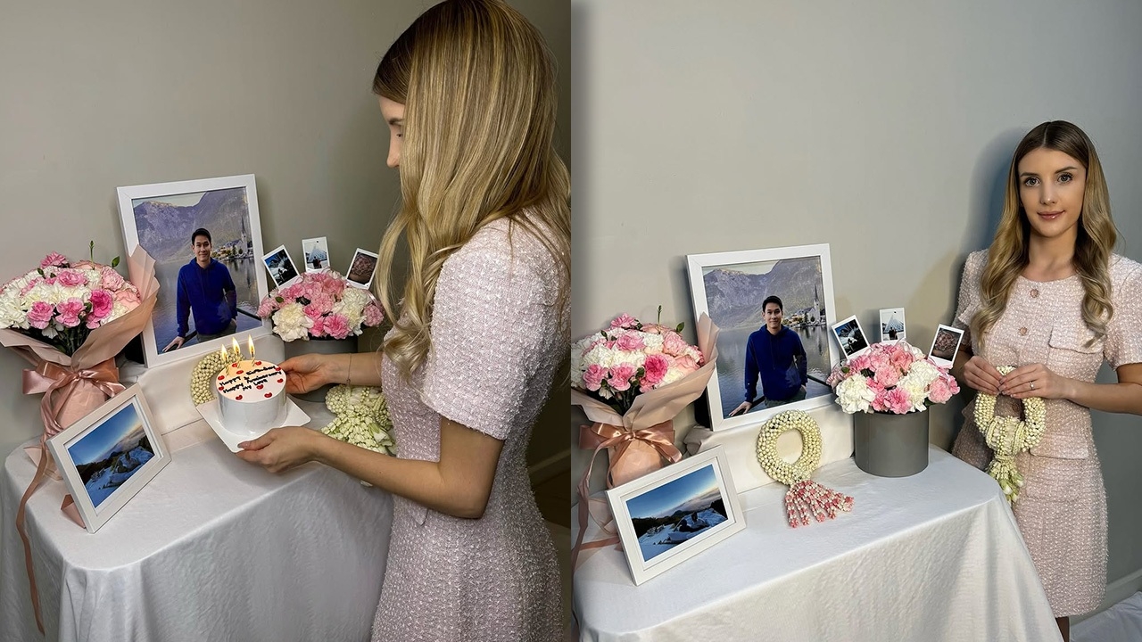 ดาเรีย ยกเค้กฉลองวันเกิด อ๋อม อรรคพันธ์ และวันครบรอบ โพสต์ซึ้งรักตลอดไป