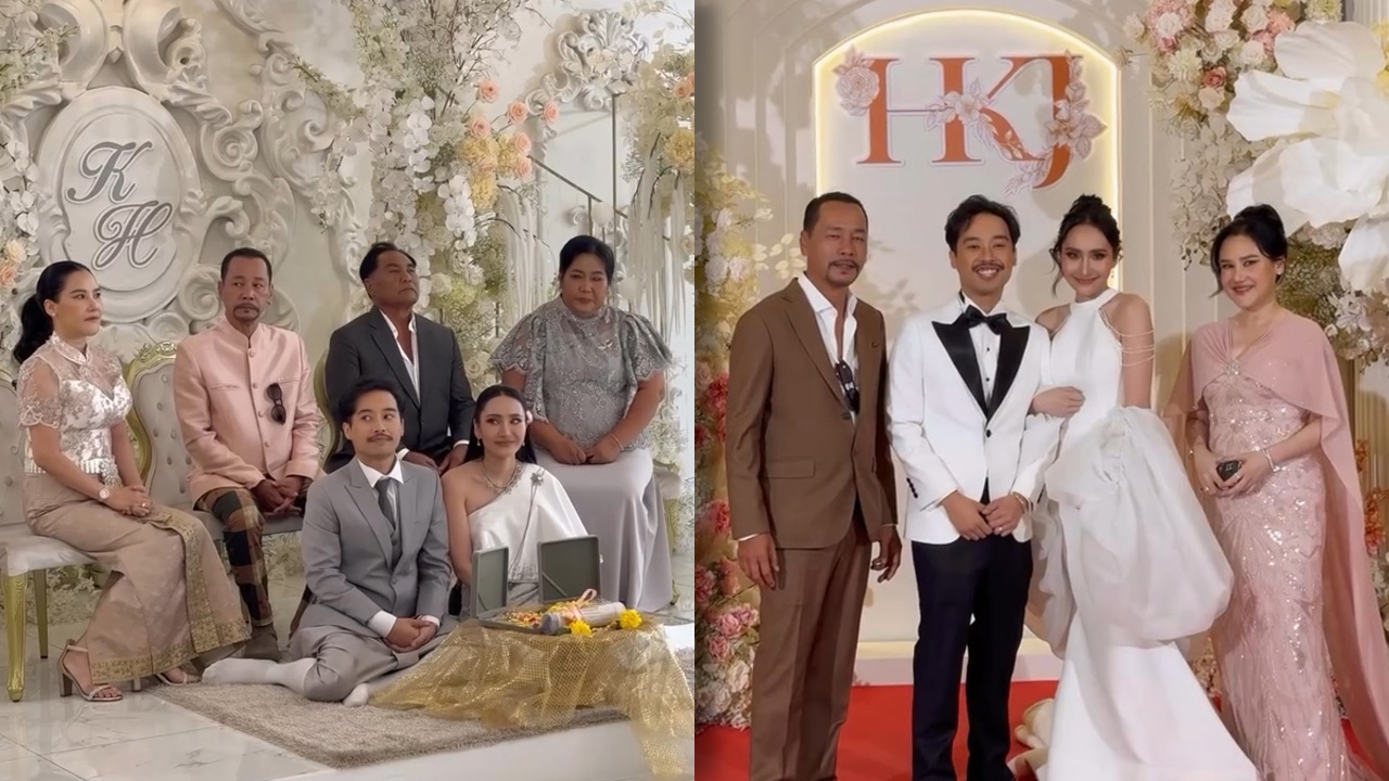 โหงวเฮ้ง ลูกชาย เท่ง เถิดเทิง ควงแฟนสาววิวาห์หวาน บรรยากาศอบอุ่น (คลิป)