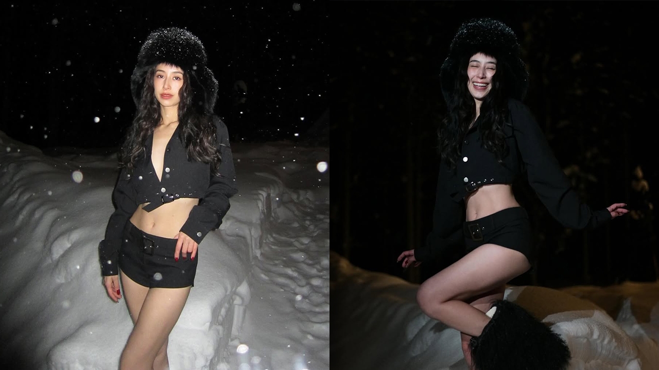 แซ่บมาก มิ้นต์ ชาลิดา ปล่อยช็อตเด็ด อวดเซ็กซี่ท้าทายความหนาวกลางหิมะ 