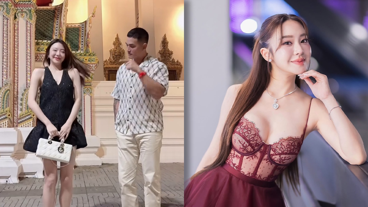 โดนอีกแล้ว มายด์ ลงคลิปหวานกับ สงกรานต์ แต่เจอดราม่าใส่ชุดไม่เหมาะสมเข้าวัด