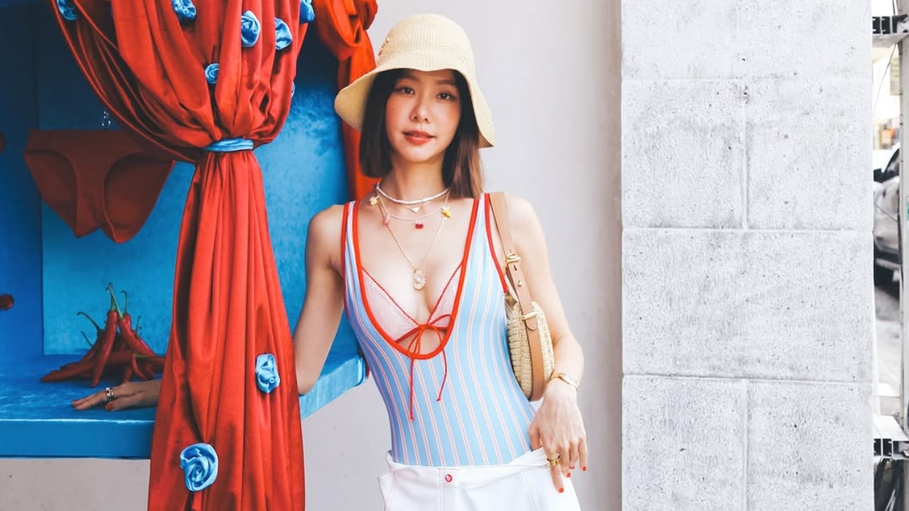 ลุคนี้ดีต่อใจ เต้ย จรินทร์พร ใส่วันพีซคว้านอกสุดแซ่บ แจกความน่ารักจนลืมอายุจริง