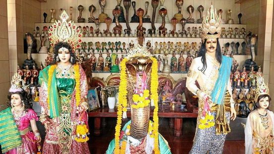 ศาลเจ้าแม่จงอางและลูก อาถรรพณ์! ถนนพระราม 2