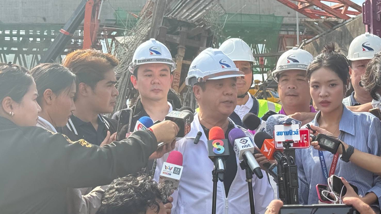 "สุริยะ" เสียใจ เหตุสะพานก่อสร้างถนนพระราม 2 พังถล่ม มอบ กทพ. เร่งกู้คืนพื้นที่-ตรวจความปลอดภัย