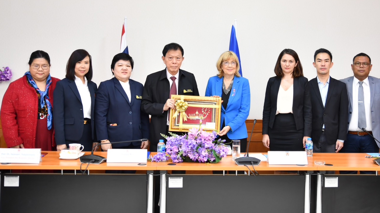 วิทยาลัยนานาชาติ มจพ. ให้การต้อนรับเอกอัครราชทูตโรมาเนียประจำประเทศไทย