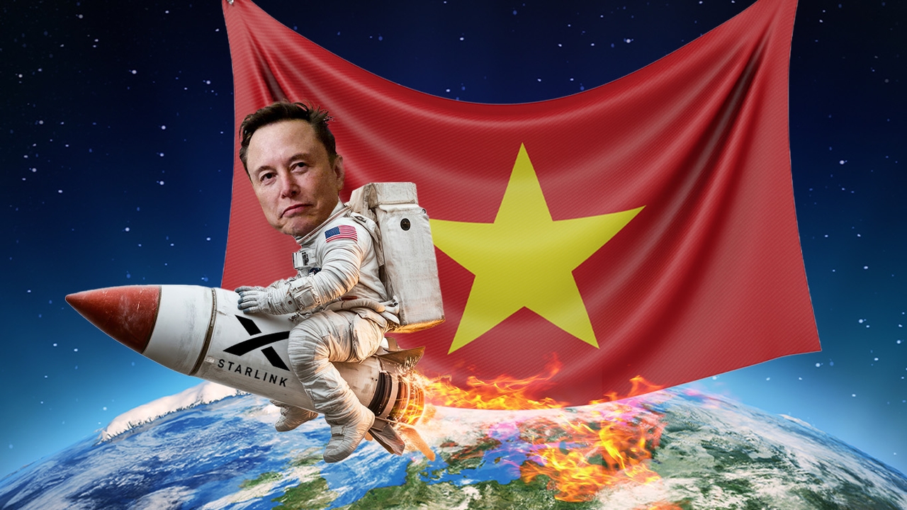 เวียดนาม เร่งทดลองใช้บริการอินเทอร์เน็ตผ่านดาวเทียม Starlink หวังเชื่อมเวียดนาม - สหรัฐฯ