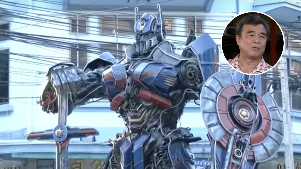 “เฮียเซ้ง” คนสร้างหุ่นออพติมัส ไพร์ม ยอมรับขอเรี่ยไรเงินจริง แต่ทำบุญเท่าไหร่ก็ได้