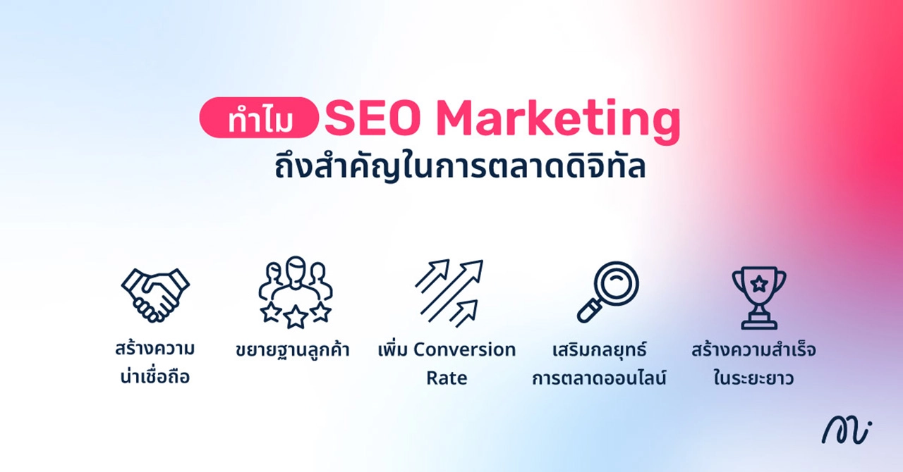 การตลาด SEO Marketing คืออะไร? อยากให้ธุรกิจเติบโตต้องรู้!