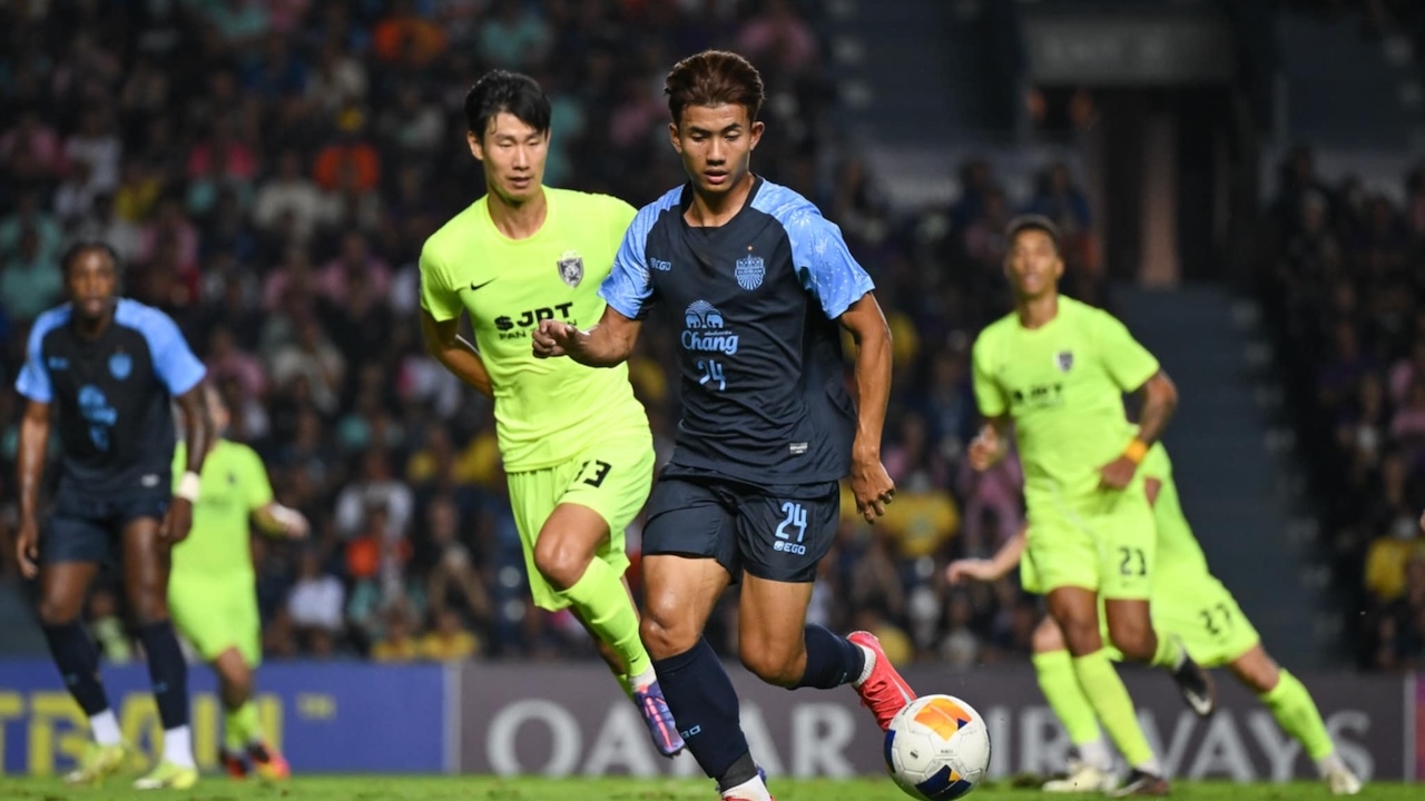 ผลบอล บุรีรัมย์ ยูไนเต็ด เปิดรังเจ๊า ยะโฮร์ ศึก ACL รอบ 16 ทีม นัดแรก