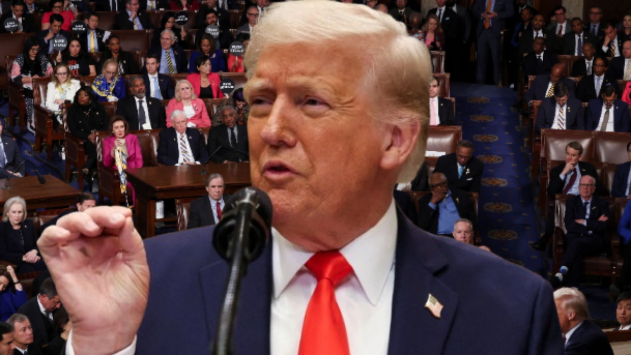 สรุป 5 ประเด็นสำคัญที่ "โดนัลด์ ทรัมป์" แถลงร่ายยาว 100 นาที ต่อรัฐสภา