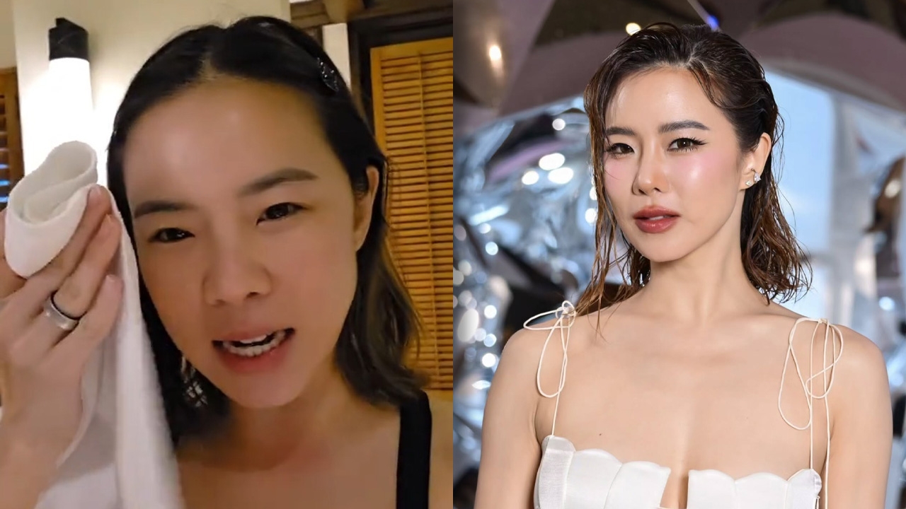 คริส หอวัง หยิบผ้าที่โรงแรมมาเช็ดหน้า แต่พีกตรงกางออกมาเจอคำว่า welcome (คลิป)