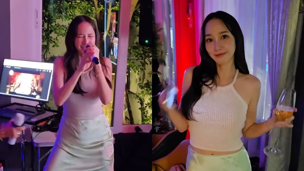 อั้ม พัชราภา มาปาร์ตี้บ้าน เมย์ เฟื่องอารมย์ ปล่อยจอยสุดๆ สวยและตลกมีอยู่จริง