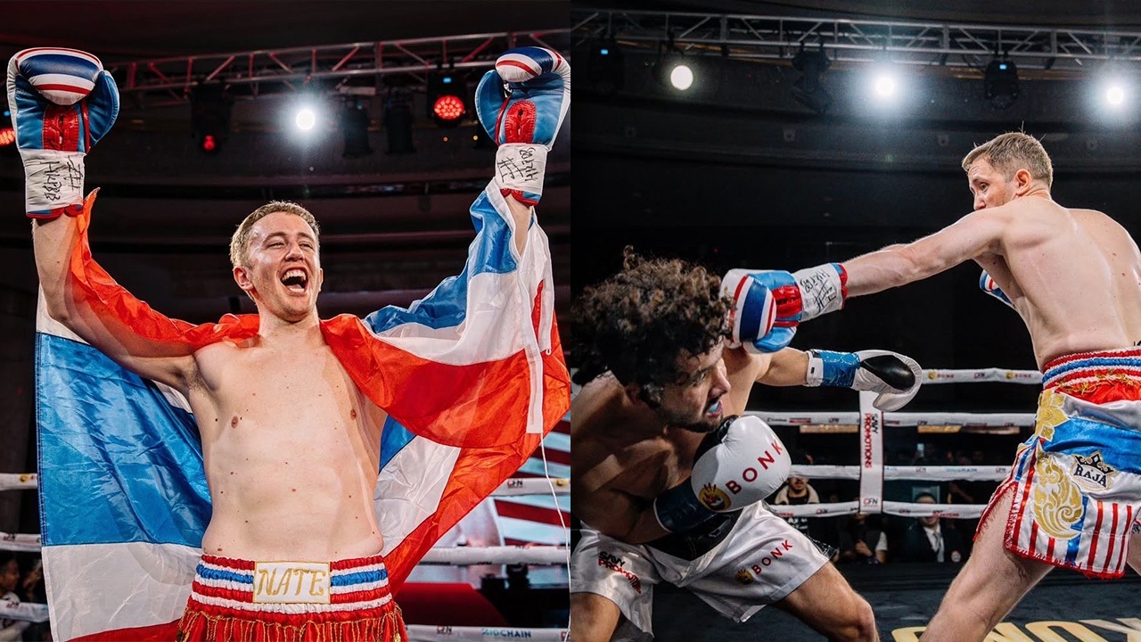 เนท My Mate Nate น็อกเอาต์คู่ต่อสู้ คว้าชัยเวทีมวยระดับโลกรอบ 2 ที่ฮ่องกง