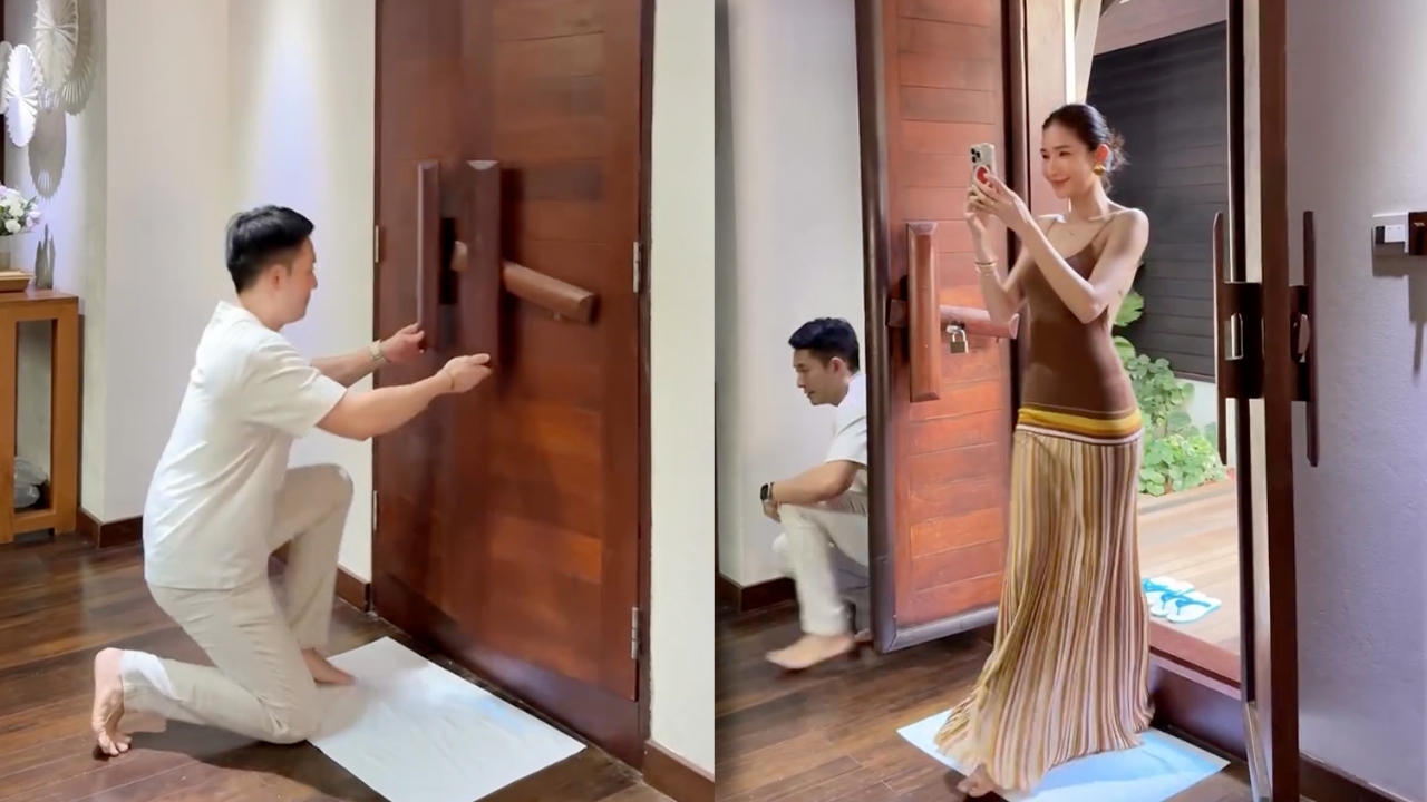 เนย โชติกา เผยเบื้องหลังสามีช่วยถ่ายรีวิวแบบสุดตัว เห็นแล้วฮาสนั่น (คลิป)