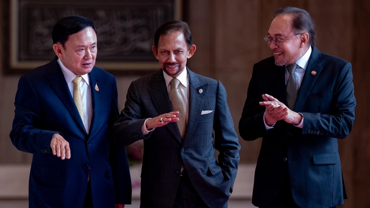 อันวาร์-ทักษิณ เข้าเฝ้ากษัตริย์บรูไน หารือปมเมียนมา-ปัญหาในอาเซียน