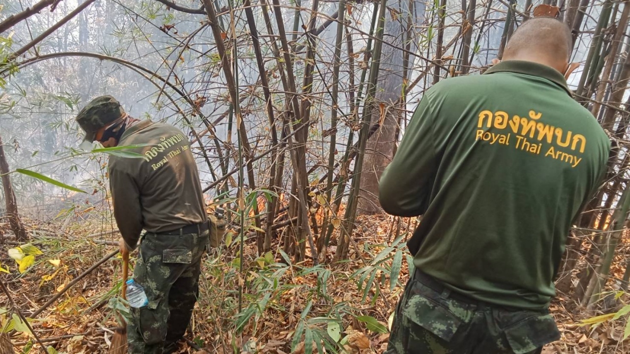 ทหารแจงซ้อมยิงปืนใหญ่ ไม่ทำให้เกิดไฟป่า หลังไหม้ลามป่านันทนาการบ่อสิบสอง