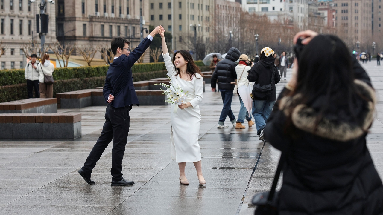 จีนเผยตัวเลข อัตราการแต่งงานลดลงต่ำสุดเป็นประวัติการณ์