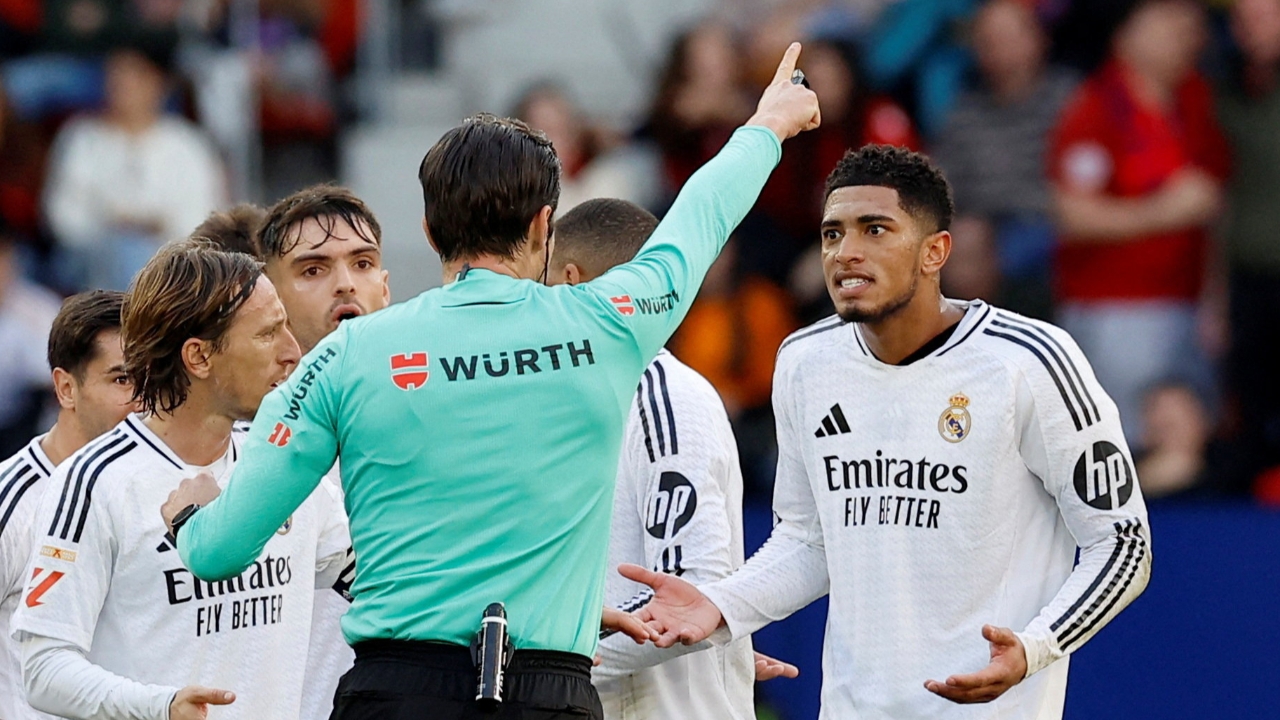 "จูด เบลลิงแฮม" ลุ้นอุทธรณ์! "มาดริด" ส่งหลักฐานวิดีโอยันใบแดงไม่เป็นธรรม ผู้ตัดสินเข้าใจผิดไปเอง