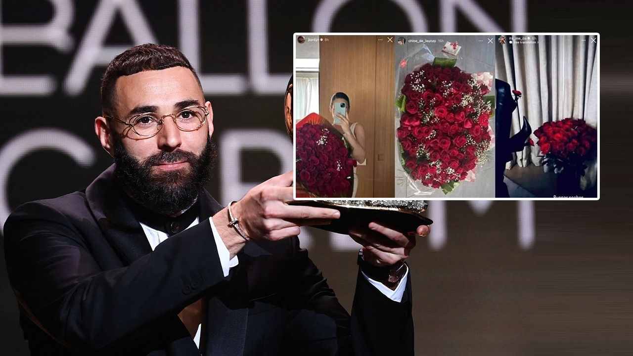 ย้อนตำนาน "คาริม เบนเซมา" ทำแฮตทริก ส่งดอกไม้ให้ 3 สาวในวันวาเลนไทน์