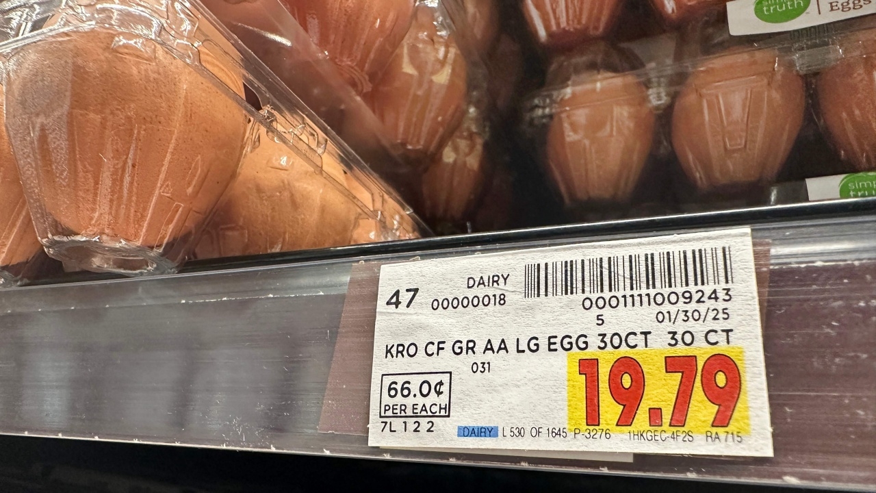 ราคาไข่สหรัฐฯ พุ่งสูงสุดเป็นประวัติการณ์ 168 บาท/โหล เหตุไข้หวัดนกระบาด