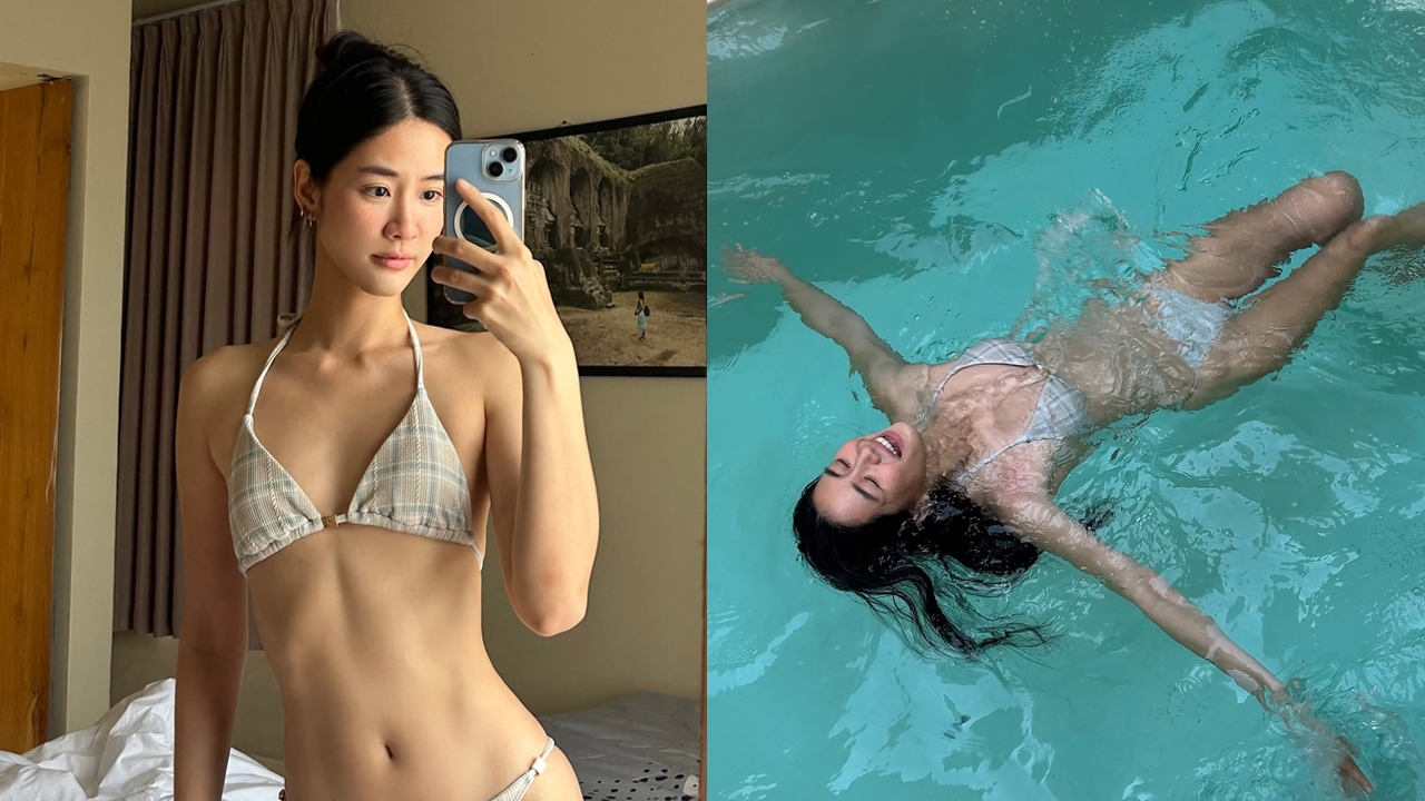 แพรว เฌอมาวีร์ หนีเที่ยวทะเลฉ่ำๆ นุ่งบิกินีตัวจิ๋ว อวดหุ่นแซ่บ เอวเอส