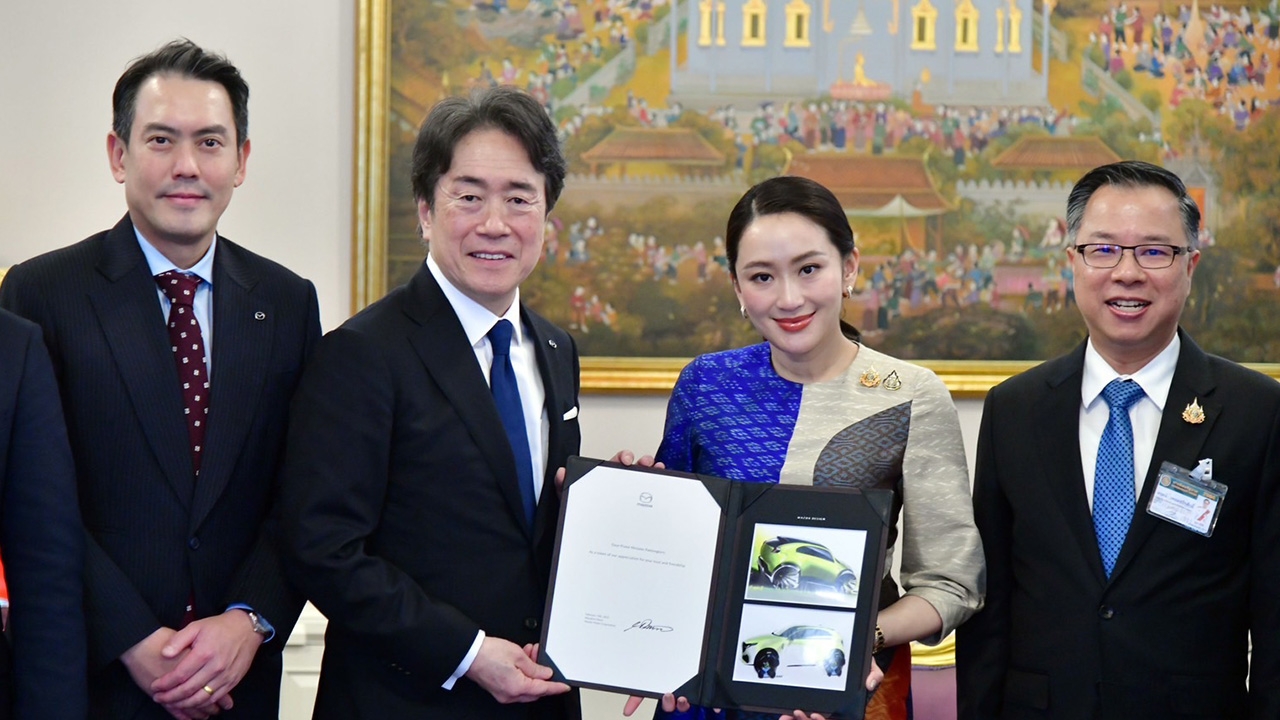 Mazda ขยายการลงทุนในไทยกว่า 5,000 ล้านบาท ผลิต Mild Hybrid ส่งออกทั่วโลก