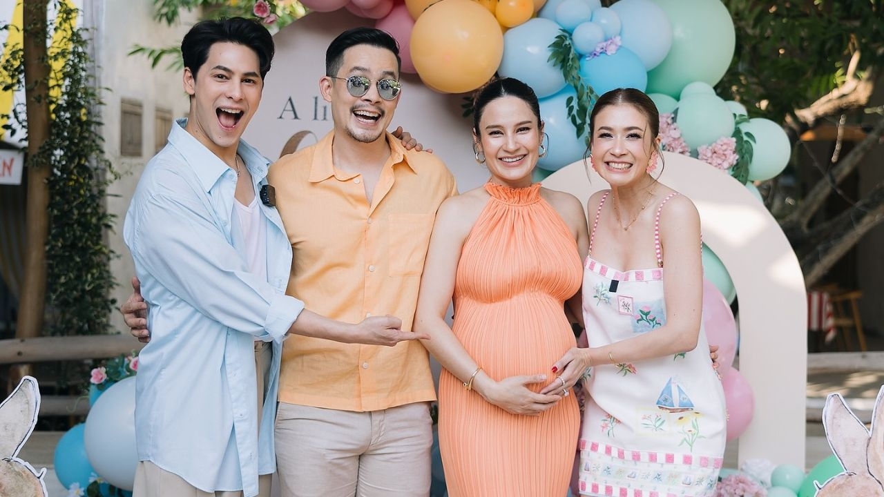 เอมี่ ร่วมปาร์ตี้ Baby Shower เฉลยเพศลูกน้องชาย ตื่นเต้นใกล้ได้เจอหน้าหลานสาว