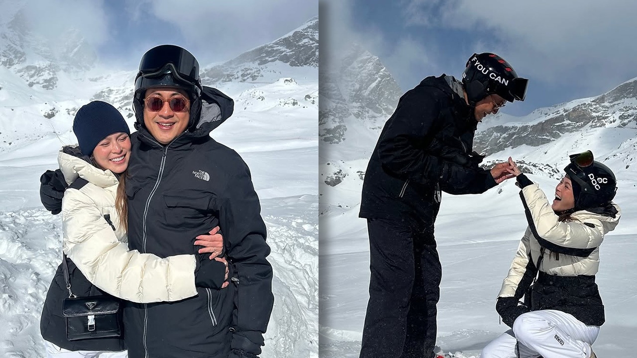  รัก 9 ปี เปอร์ สุวิกรม ทำเซอร์ไพรส์ขอ ยิหวา แต่งงานท่ามกลางภูเขาหิมะ