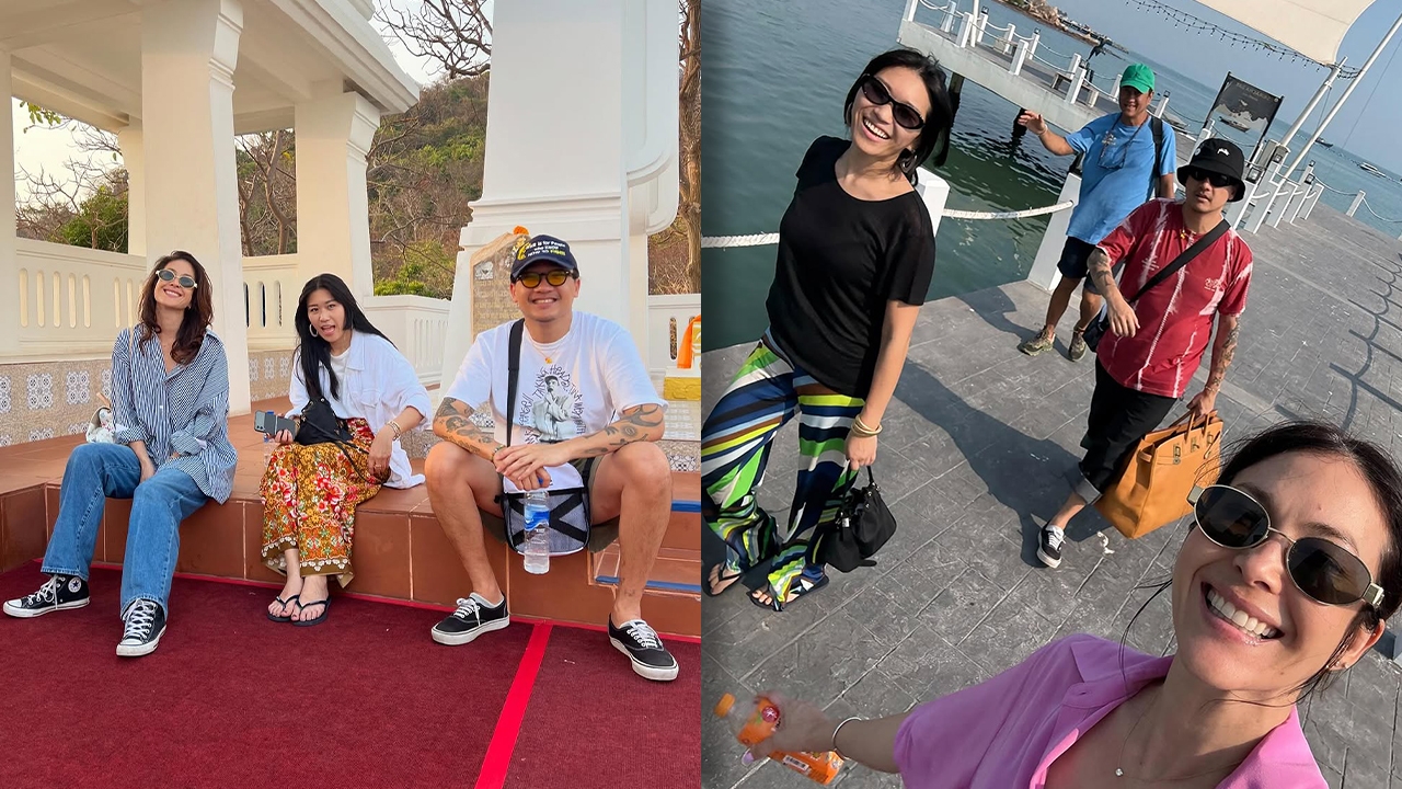 พอลล่า เทเลอร์ ควง เต้ บรม เที่ยวเกาะสีชังกับเพื่อนสนิท ตอกย้ำความหวาน