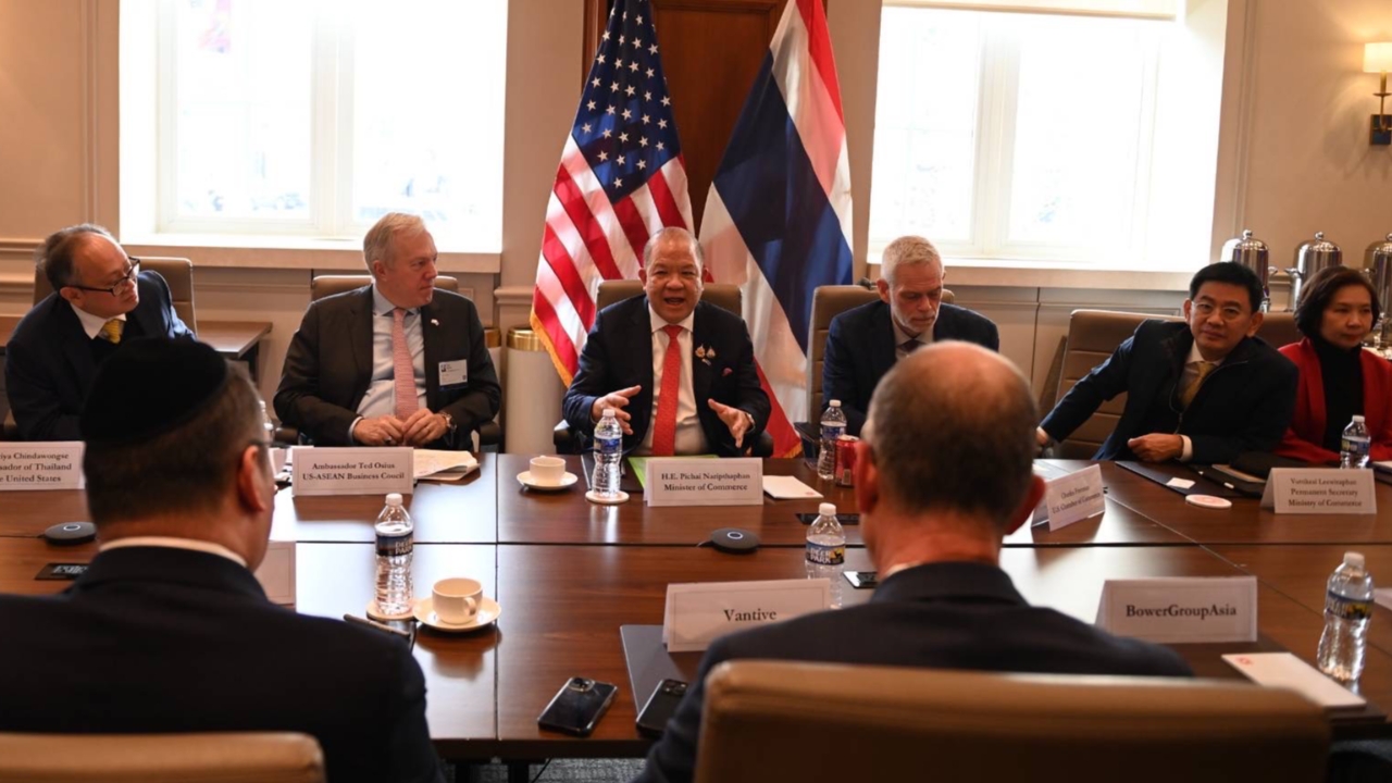 รมว.พาณิชย์ หารือเอกชนยักษ์ใหญ่ของสหรัฐฯ เชิญชวนลงทุนอุตสาหกรรมใหม่