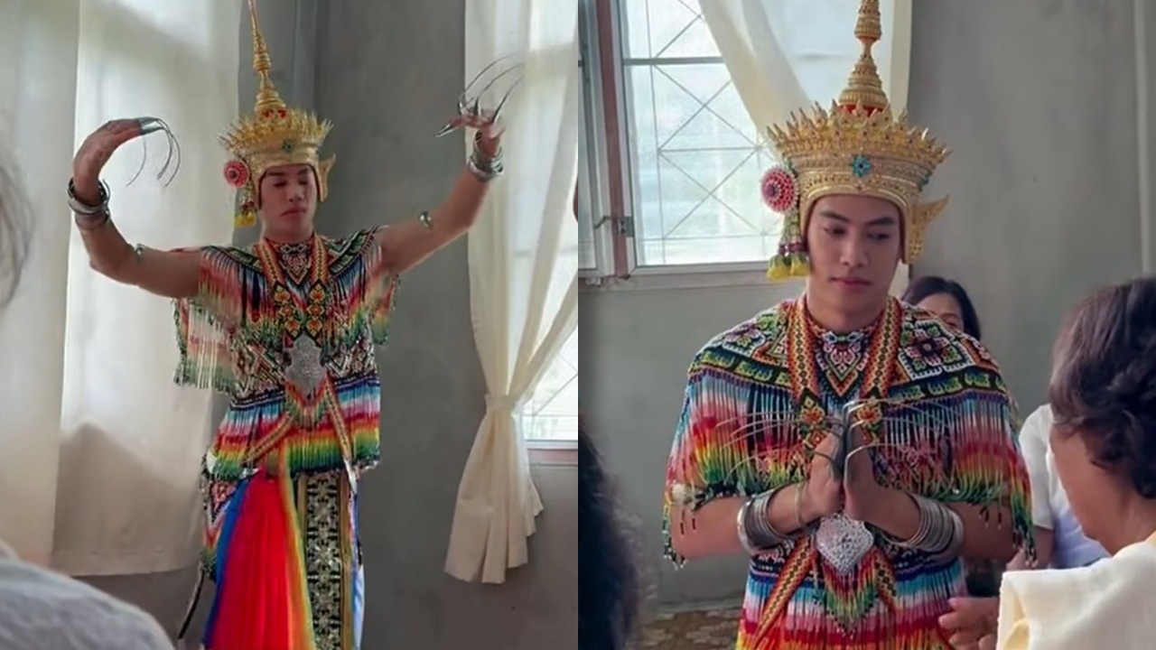 ปอ อรรณพ รำโนราห์ครั้งแรกในชีวิต เพิ่งรู้ตัวเองเป็นลูกหลานครูหมอโนราห์ (คลิป)