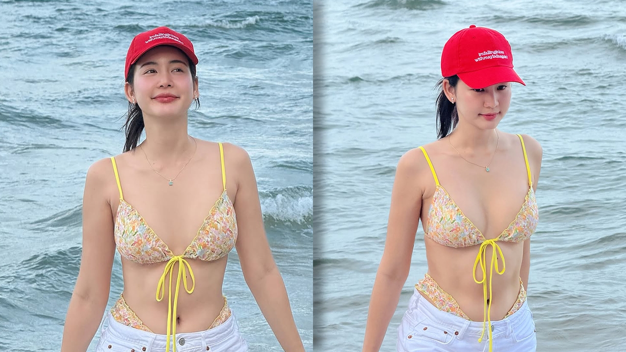 โบว์ เมลดา ใส่บิกินีสีสันสดใสอวดความแซ่บ ลุคนี้เซ็กซี่ร้อนฉ่าเกินต้าน